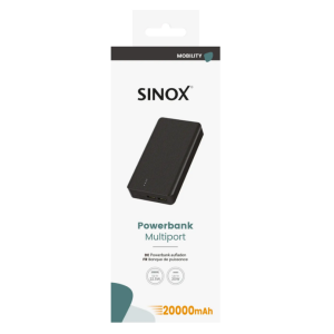 Sinox Powerbank multiport 20.000 mAh
