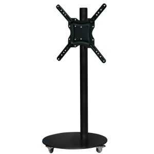Sinox StandView TV gulvstand med hjul og drejbar top. 26"-65". Matsort